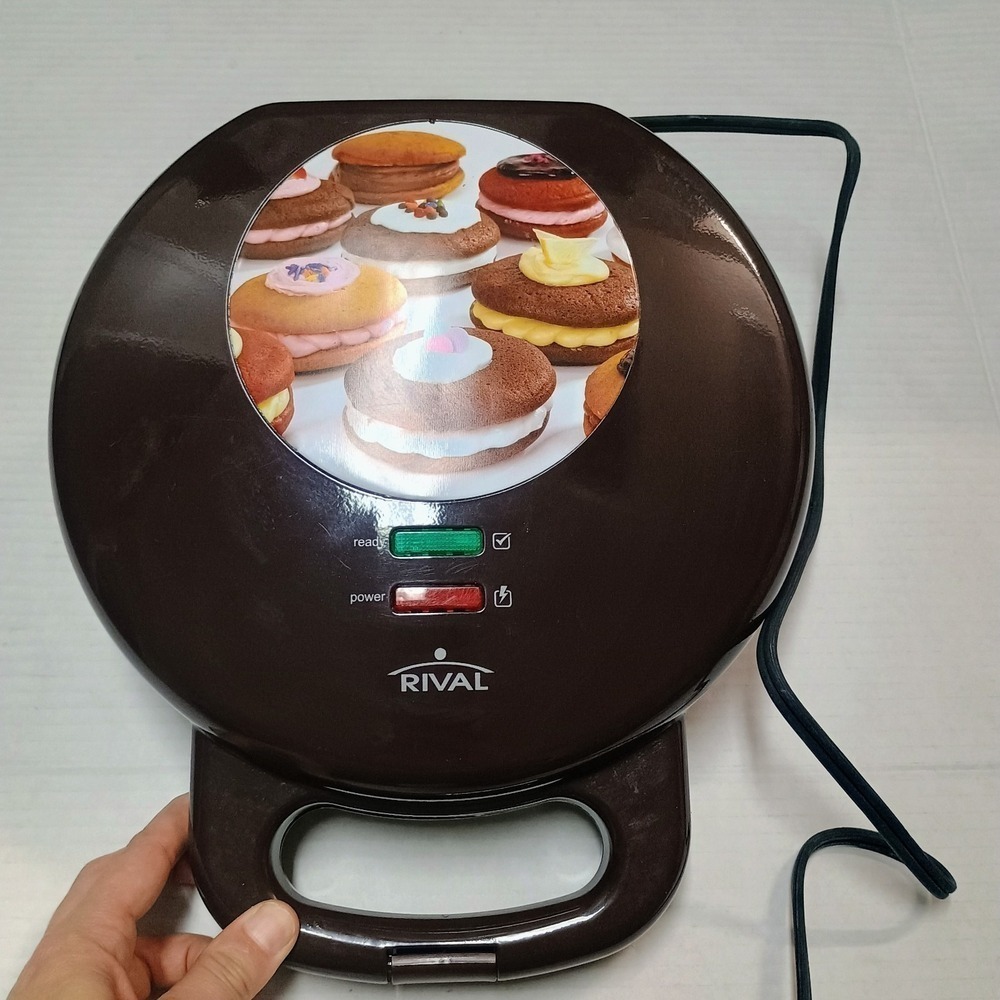 WHOOPIE PIE Maker RIVAL Dessert Cream Pie Cookies Homemade Desserts Electric - Picture 2 of 9